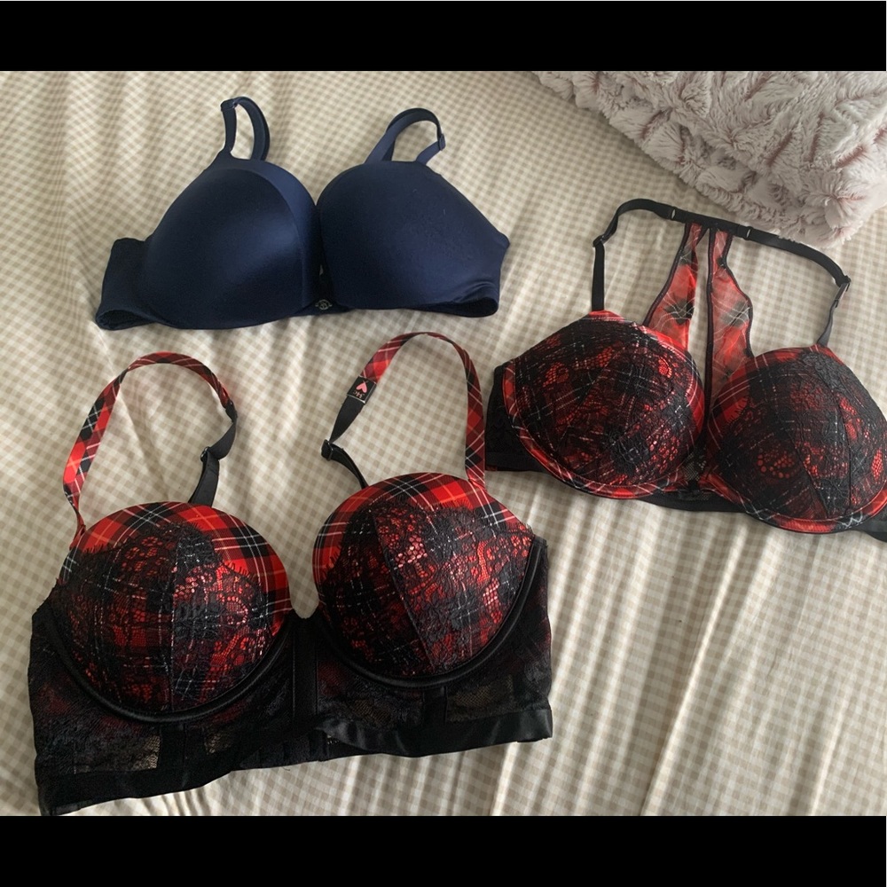 34C New Very sexy push up front close bras!